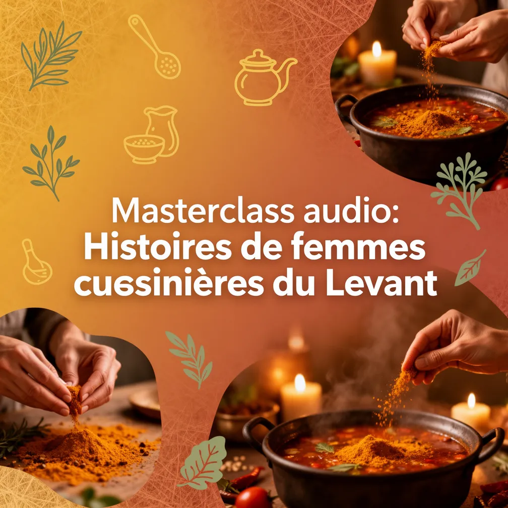 Masterclass audio: Histoires de femmes cuisinières du Levant