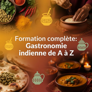 Formation complète: Gastronomie indienne de A à Z