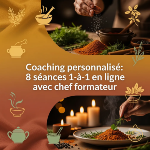 Coaching personnalisé: 8 séances 1-à-1 en ligne avec chef formateur