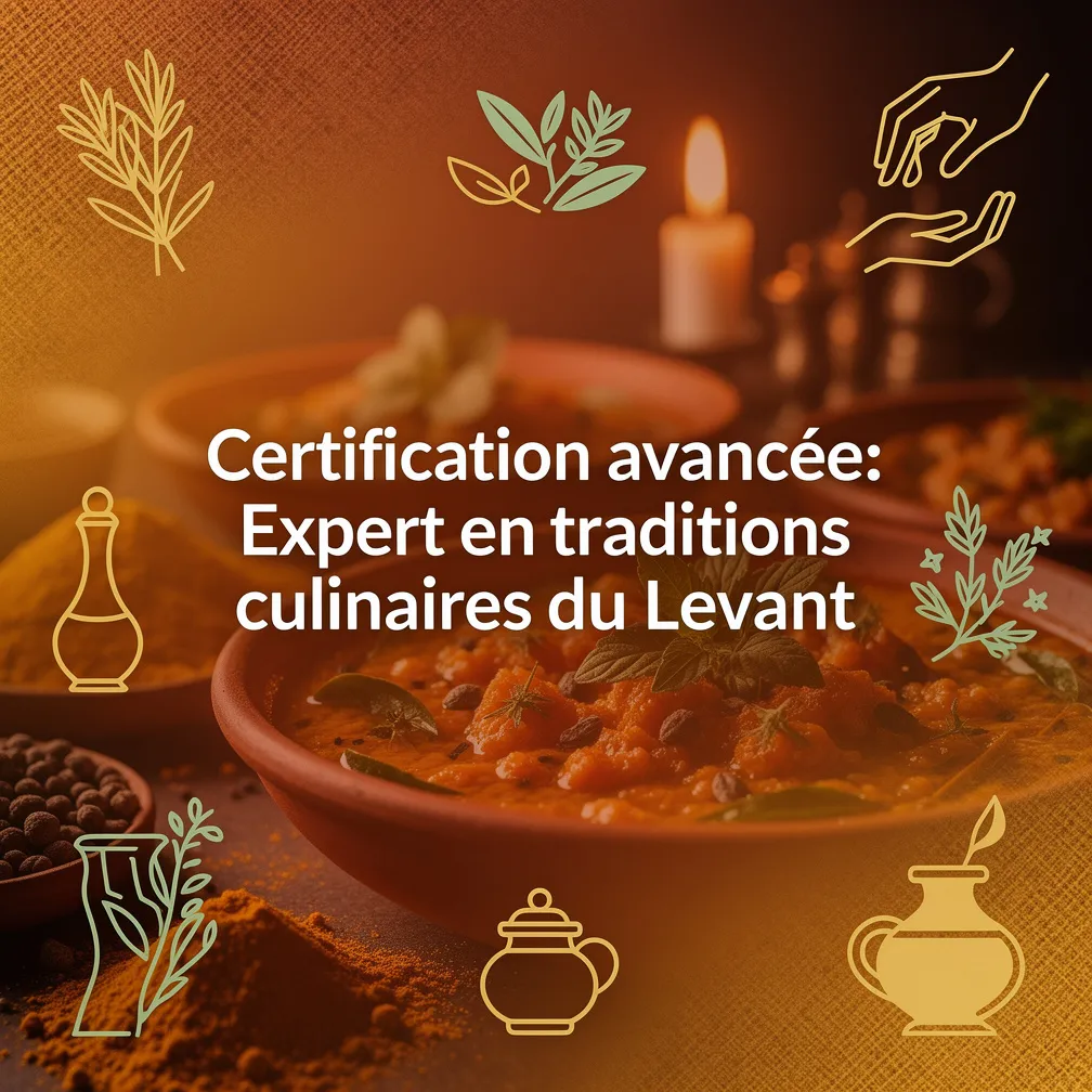 Certification avancée: Expert en traditions culinaires du Levant
