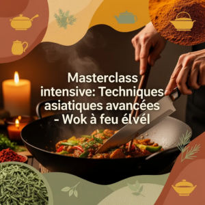 Masterclass intensive: Techniques asiatiques avancées - Wok à feu élevé