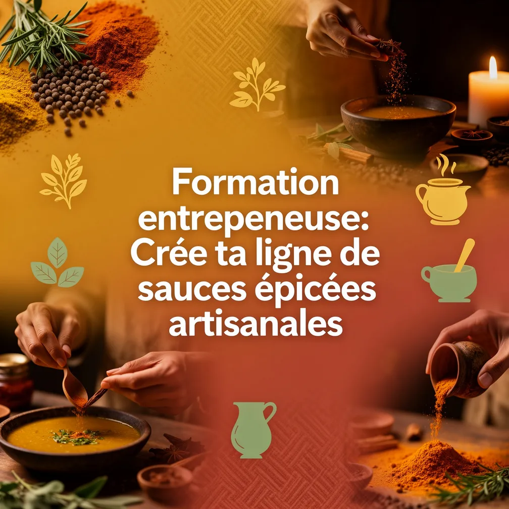 Formation entrepreneuse: Crée ta ligne de sauces épicées artisanales