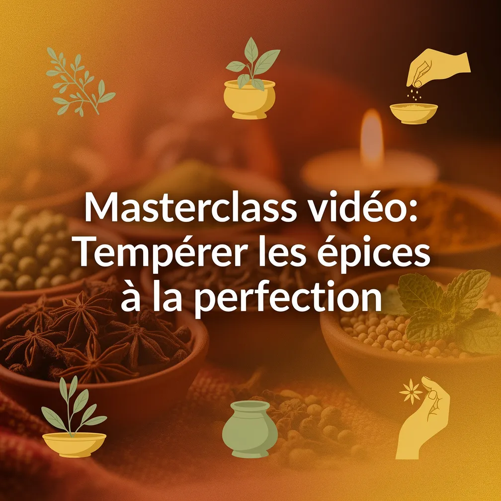 Masterclass vidéo: Tempérer les épices à la perfection